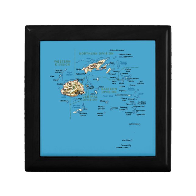 Fiji Map Gift Box (Front)
