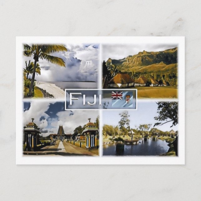 Fiji - Mosaic - Postcard (Front)