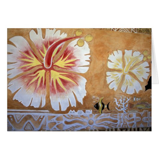 Fiji, mural art. cards (Front Horizontal)