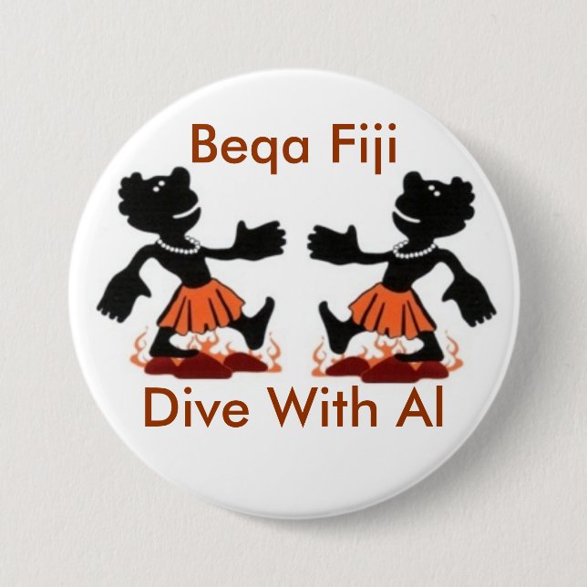 Fiji Native, Beqa Fiji, Dive With Al Button (Front)