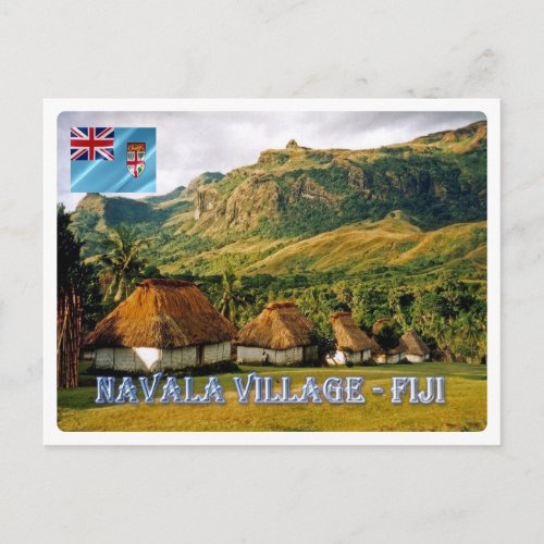 Fiji _  Navala Village _ Postcard