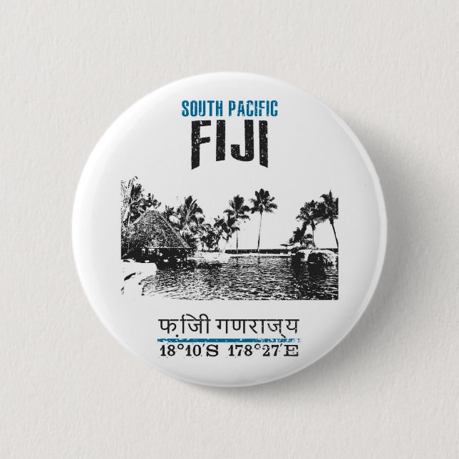 Fiji Pinback Button (Front)