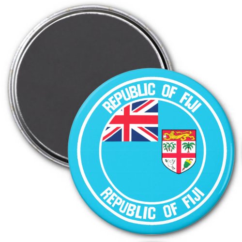 Fiji Round Emblem Magnet