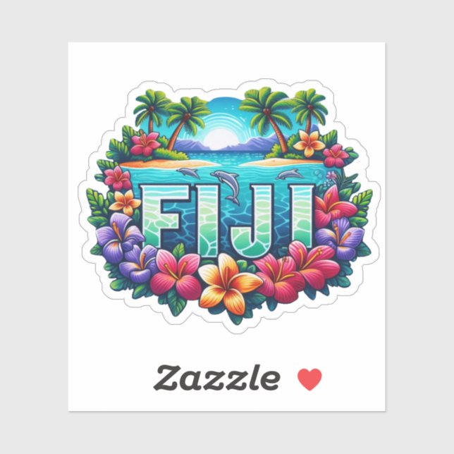 Fiji Sticker (Sheet)