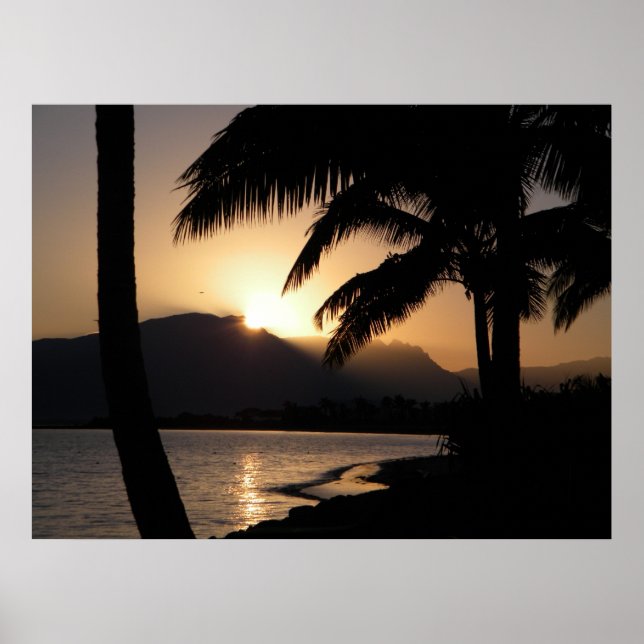 Fiji Sunrise Poster (Front)