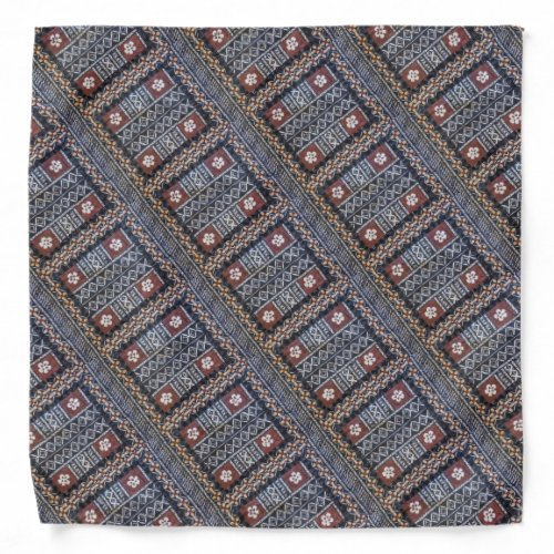 Fiji Tapa Barkcloth Print Bandana