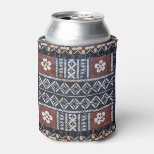 Fiji Tapa Cloth Print Can Cooloer Cooler