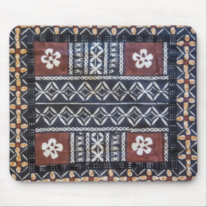 Fiji Tapa Cloth Print Mouse Pad