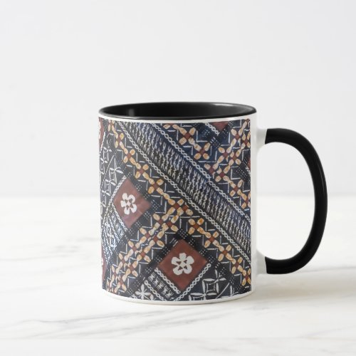 Fiji Tapa Cloth Print Mug