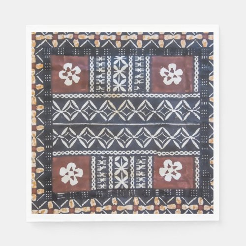 Fiji Tapa Cloth Print Napkin
