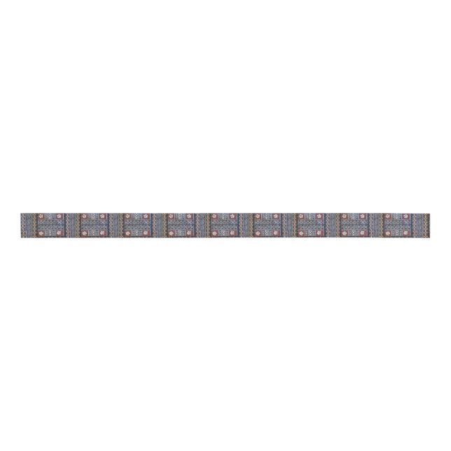 Fiji Tapa Cloth Print Ribbon (Front)