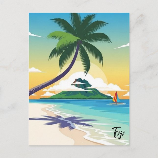 Fiji Travel Postcard (Front)