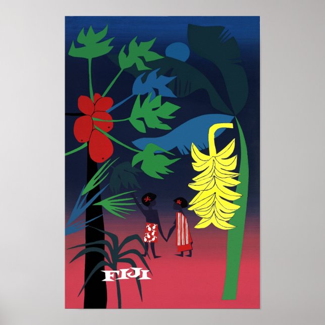 Fiji travel poster (Front)