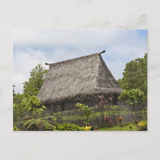 Fiji, Viti Levu Island. Polynesian Cultural Postcard (Front)