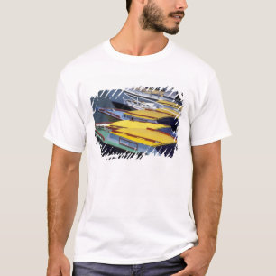 Fiji, Viti Levu, Lautoka, Small boats in Port of T-Shirt