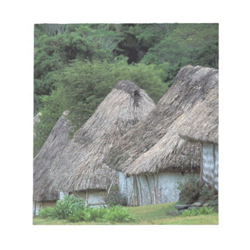 Fiji Viti Traditional hut houses Notepad