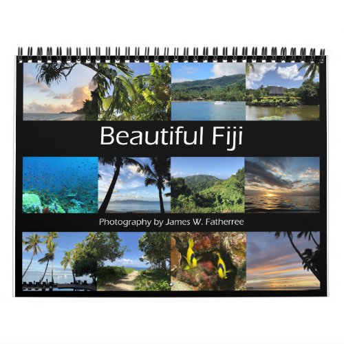 Fiji Wall Calendar by JW Fatherree