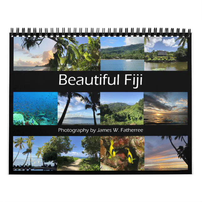 Fiji Wall Calendar by J.W. Fatherree. Zazzle