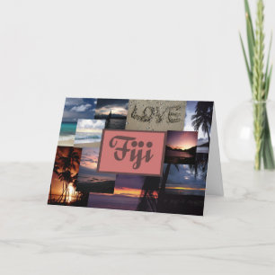 Fiji wedding invitation