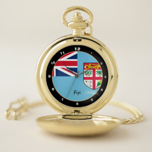 Fijian Flag & Fiji trendy fashion /design watch