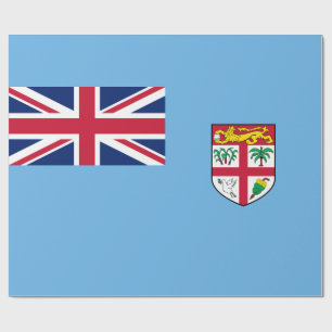Fijian Flag (Fiji) Wrapping Paper