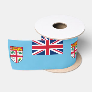 Fijian Flag Ribbon, travel / holiday, Fiji Satin Ribbon