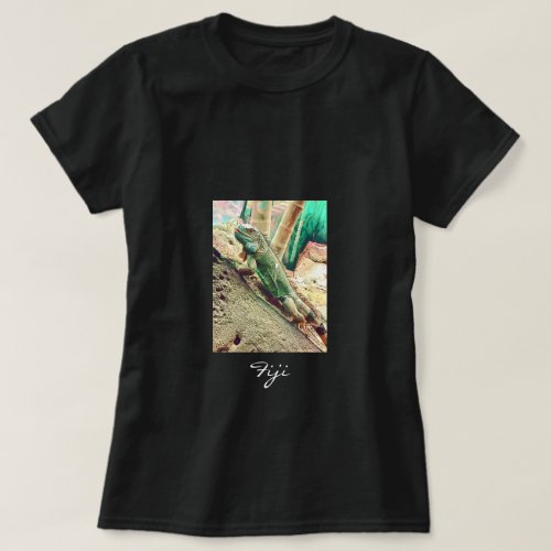 Fijian Iguana lizard reptile T_Shirt