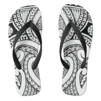FijianxMaori Flip Flops
