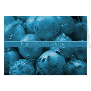 Fijne Kerstdagen Christmas Ornaments Cards