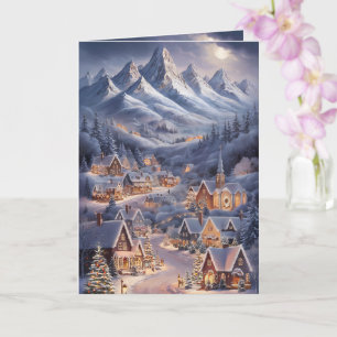 Fijne Kerstfeest Winter Wonderland Greeting Card 