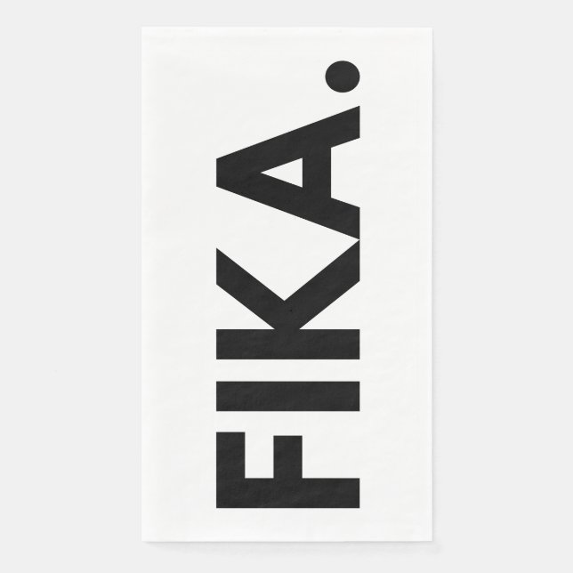 Fika Bold Paper Guest Towels (Front)