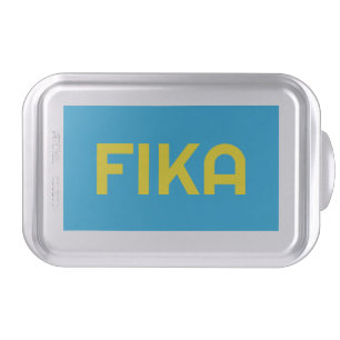 FIKA Bold Yellow and Blue Cake Pan