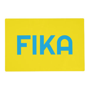 FIKA Bold Yellow and Blue Placemat
