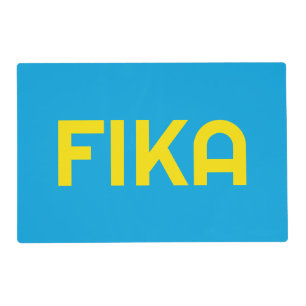FIKA Bold Yellow and Blue Placemat