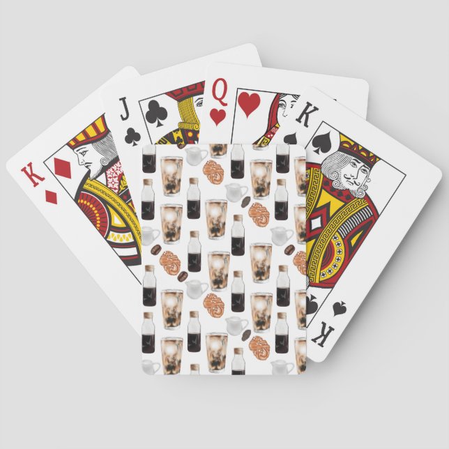 Fika - Cold Brew and Cardamom Buns Playing Cards (Back)