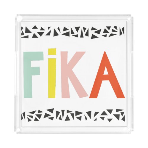Fika Colors Acrylic Tray