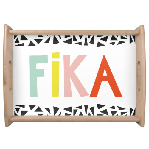 Fika Colors Black Serving Tray