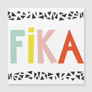 Fika Colors Magnetic Card