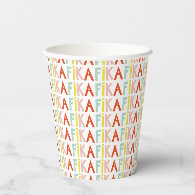 Fika Colors Paper Cups (Back)