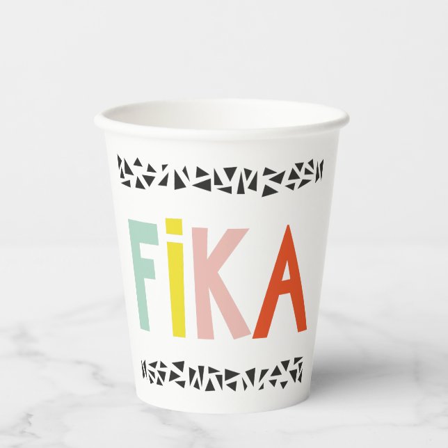Fika Colors Paper Cups (Front)