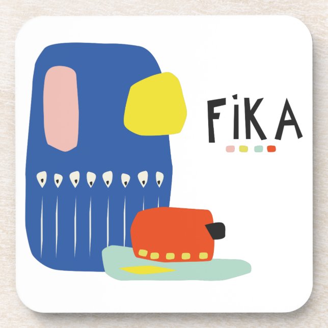 Fika Déco Beverage Coaster (Front)