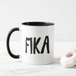 Fika Sweden swedish coffe break Mug<br><div class="desc">Very nice Fika design, for coffee and Sweden fans who love the caffeinated warm drink and the Scandinavian country Sweden.Fika is a way of life in Sweden and is part of people's daily lives. Coffee, tea and a piece of cake or a Kanelbulle are simply part of it. With this...</div>
