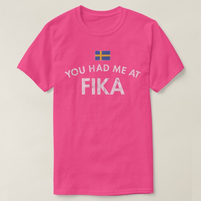 Fika Swedish Culture Social Institution Coffee Bre T-Shirt (Design Front)