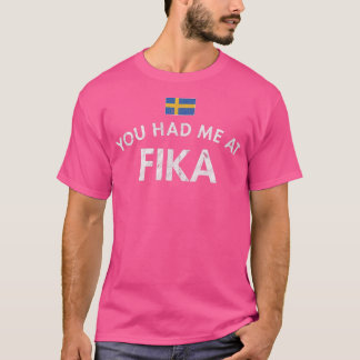 Fika Swedish Culture Social Institution Coffee Bre T-Shirt