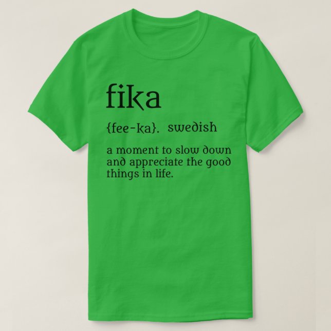 Fika T-Shirt (Design Front)