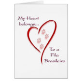 Fila Brasileiro Heart Belongs (Front)