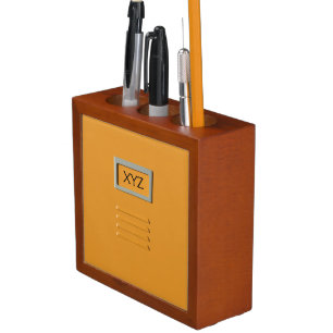 File Cabinet custom monogram desk organizer