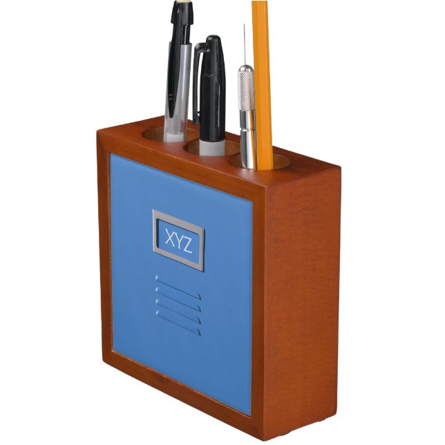 File Cabinet custom monogram desk organizer (In Situ)