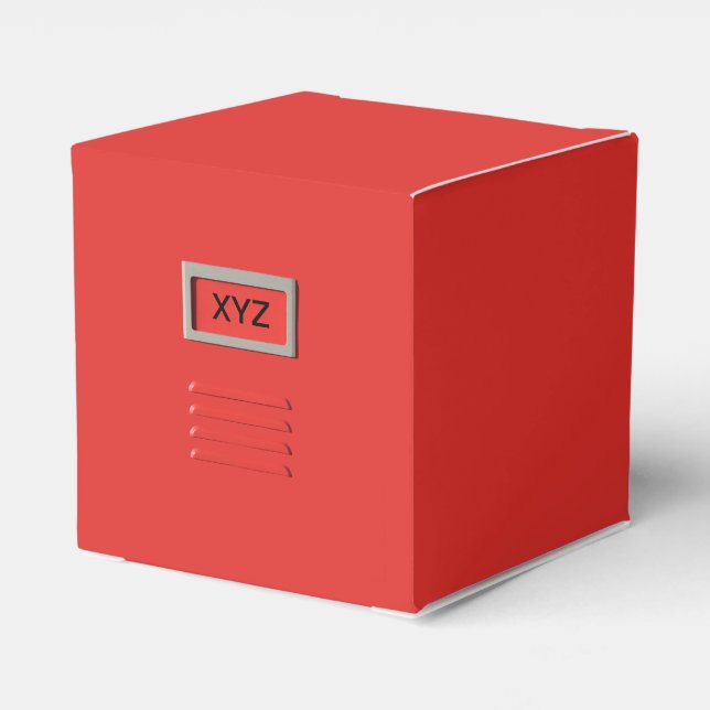 File Cabinet custom monogram favor boxes (Back Side)