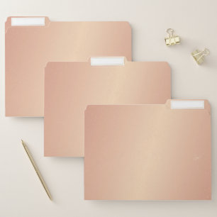 File Folder Set - Confetti Glam Rose Gold